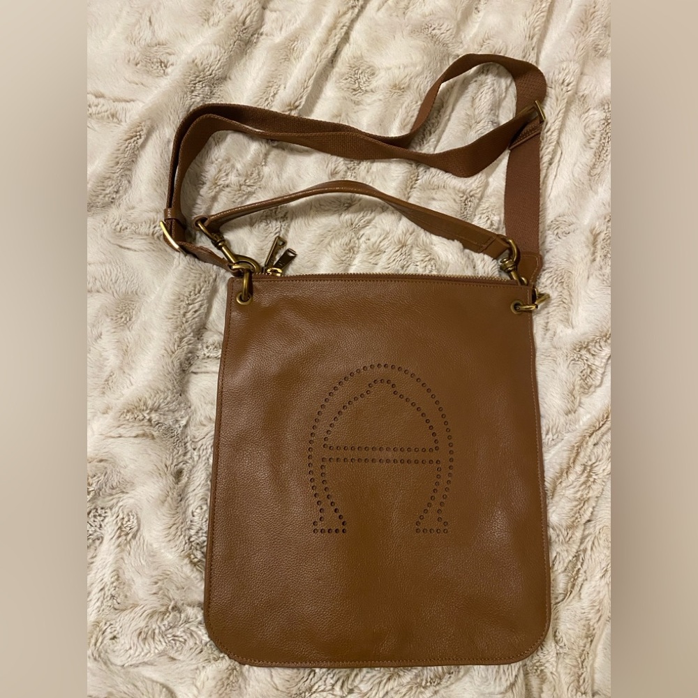 Etienne Aigner Leather Crossbody - Picture 2 of 4